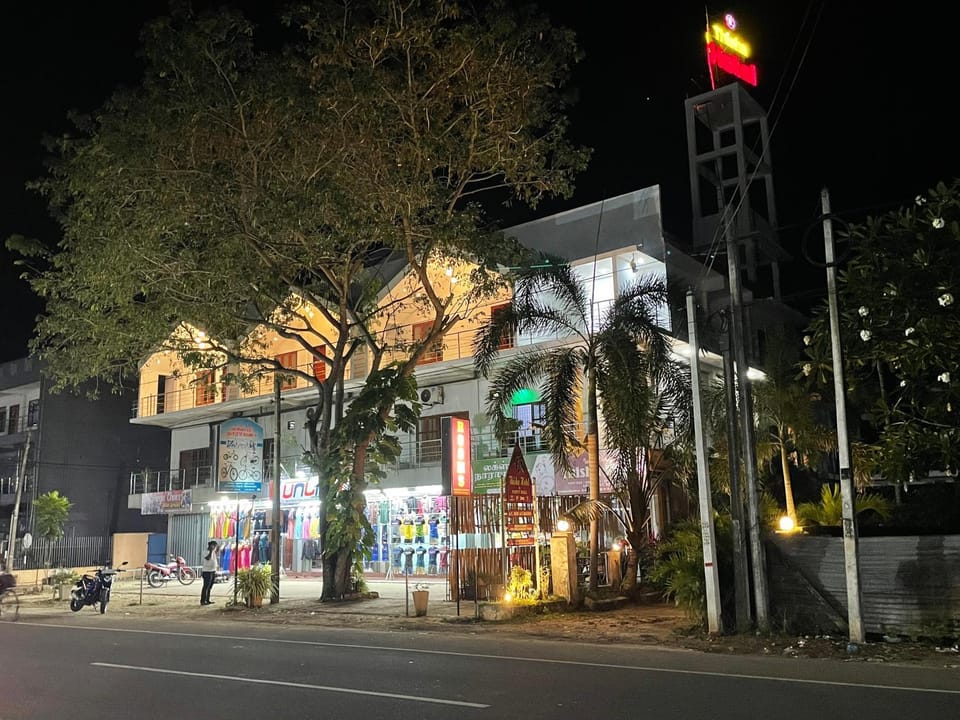 Property building, Night, Street view