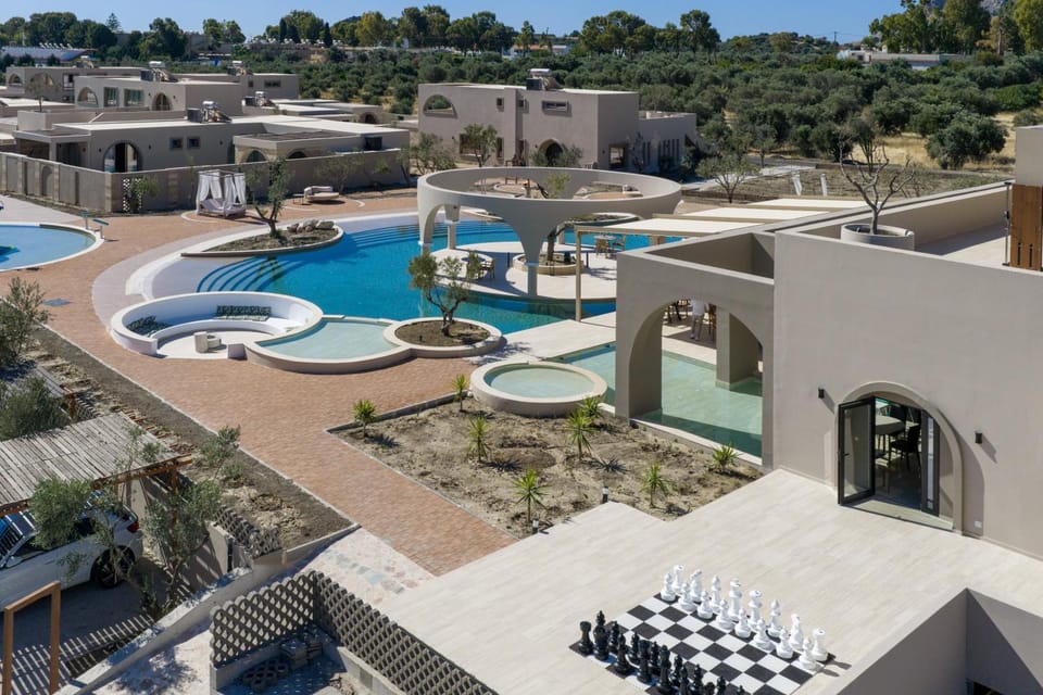Property building, Day, Pool view