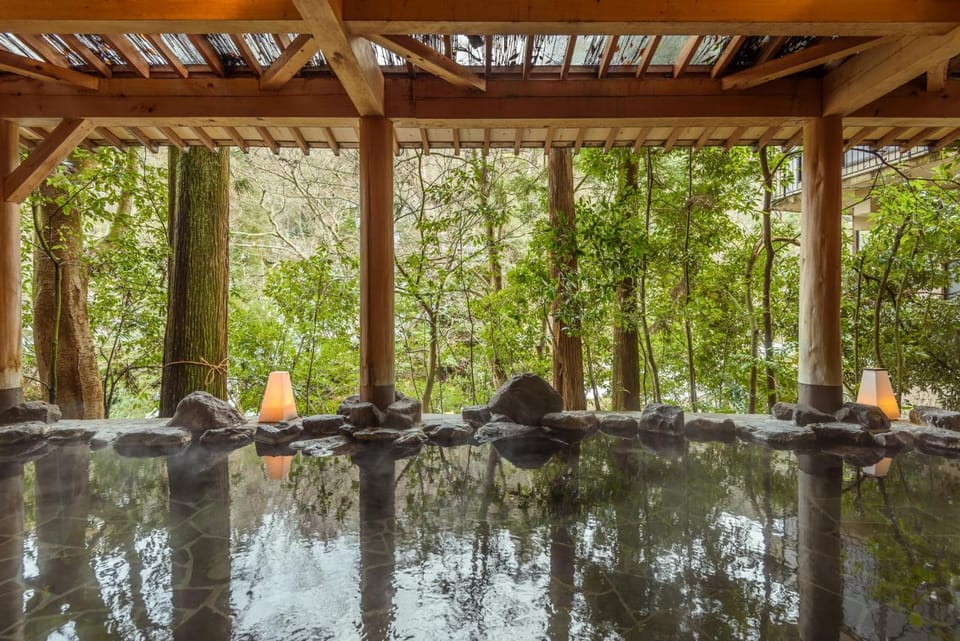 Hot Spring Bath, Open Air Bath, Public Bath