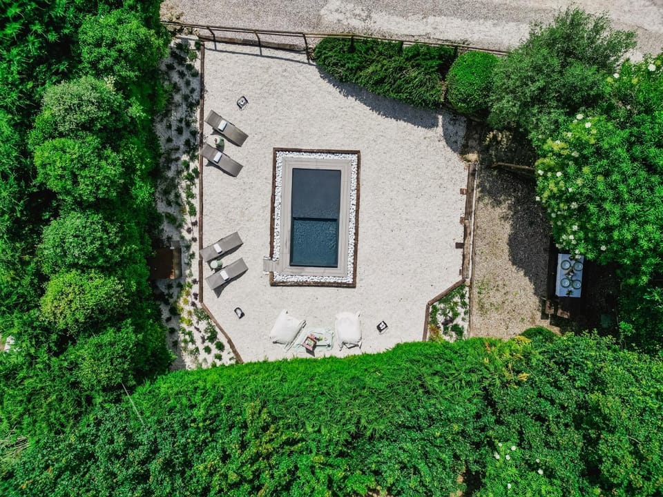 Bird's eye view, Garden, Garden, Balcony/Terrace, Garden view, Swimming pool, Open Air Bath