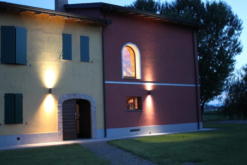 Property building, Summer, Sunset