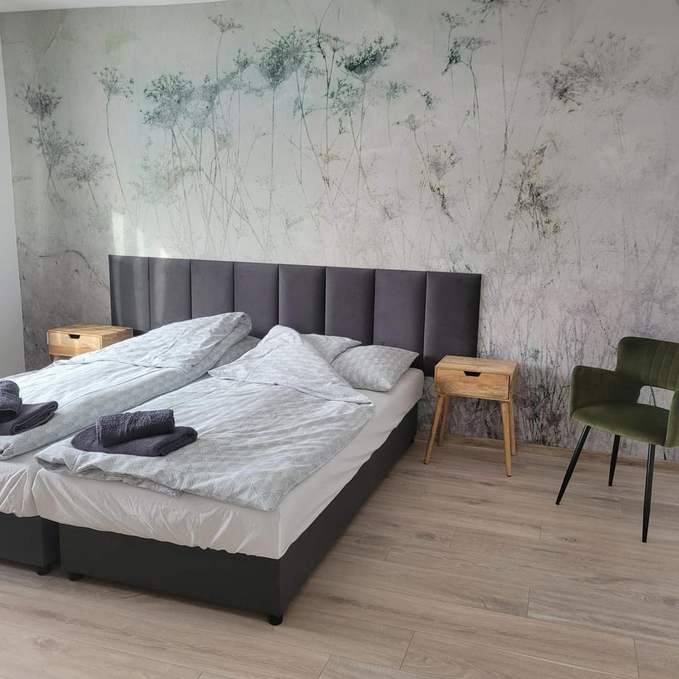 Bed, Living room, Photo of the whole room, Seating area, Bedroom