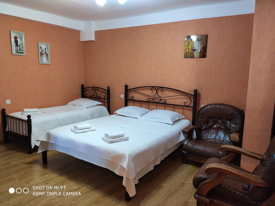 Bed, Living room, Photo of the whole room, Seating area, Bedroom