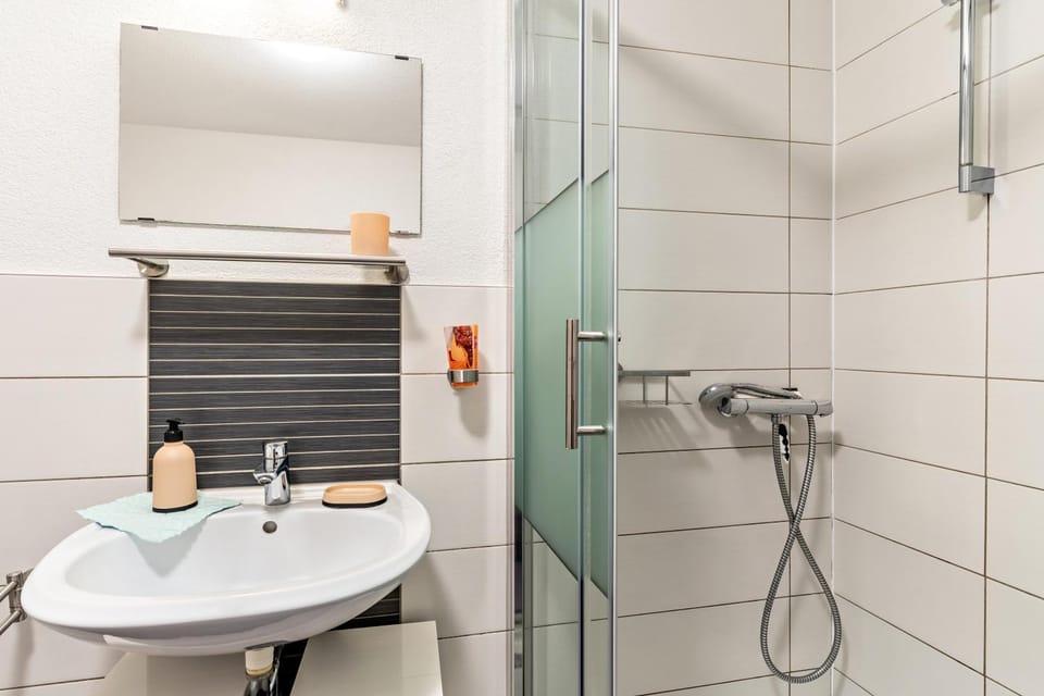 Bathroom, Living room