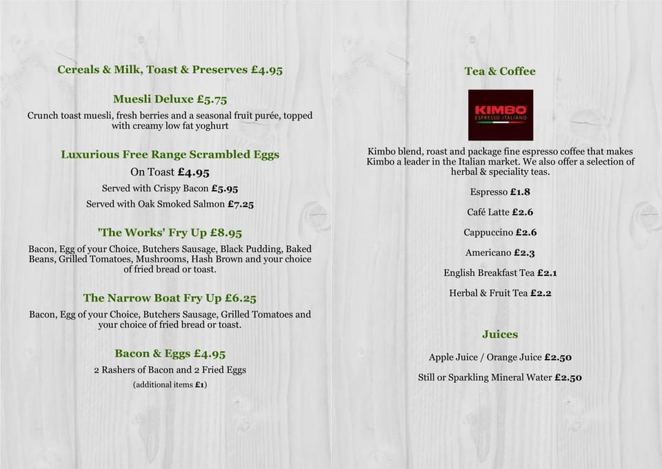 Food and drinks, Breakfast