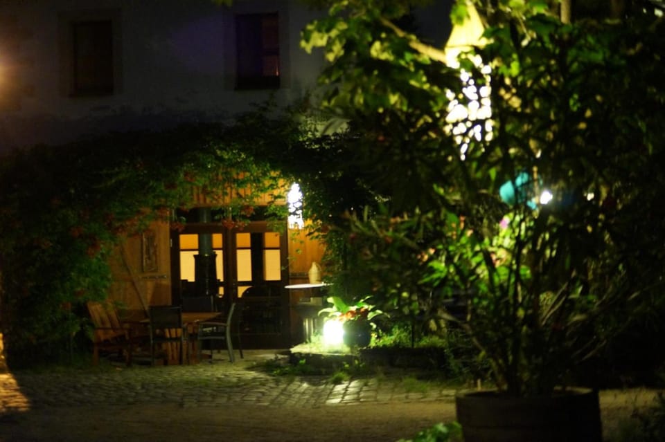 Facade/entrance, Night