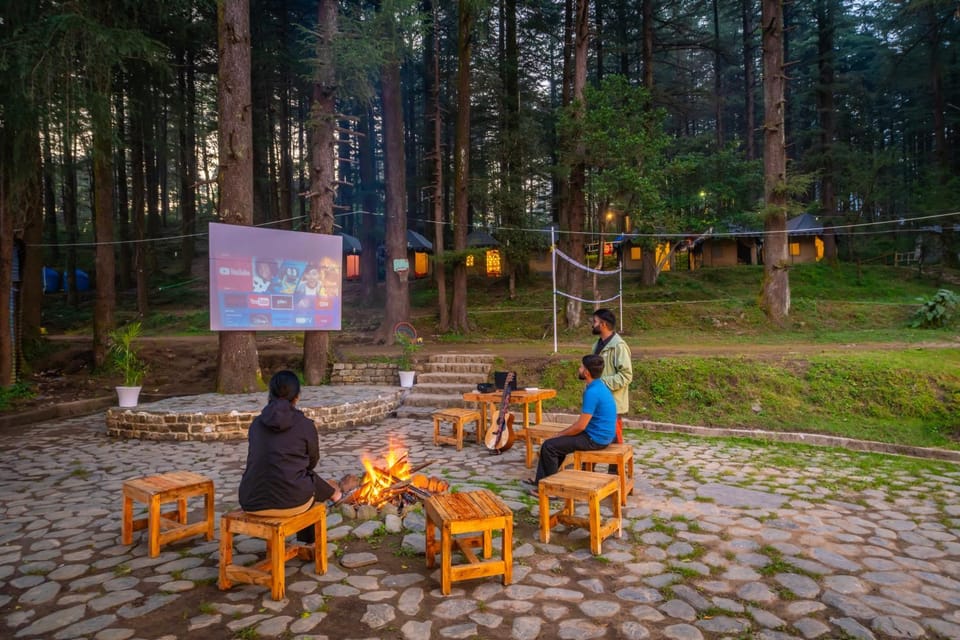 Day, Evening entertainment, Garden view, group of guests