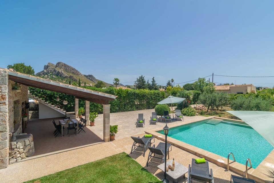 Natural landscape, Mountain view, Pool view