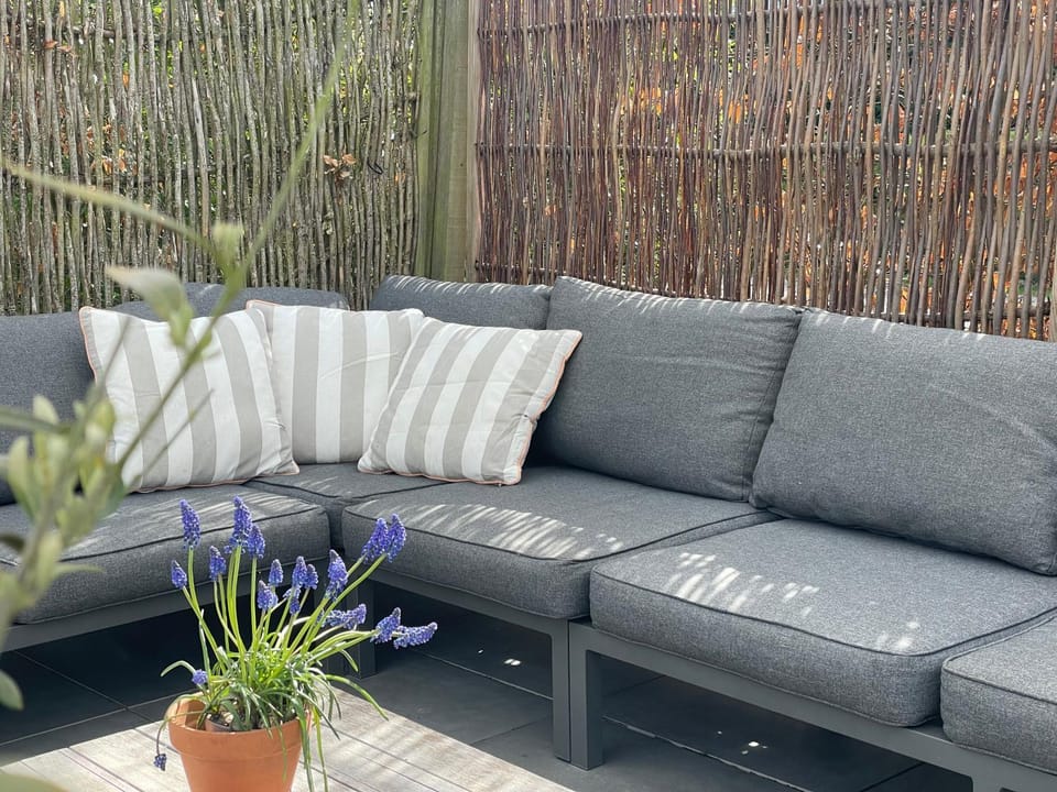 Spring, Day, Garden, Seating area, Garden view, Garden view