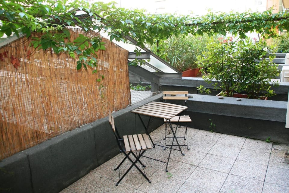 Patio, Balcony/Terrace, Inner courtyard view