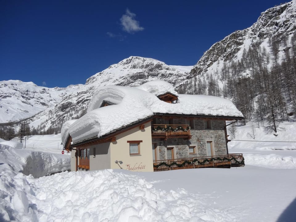 Property building, Natural landscape, Winter, Mountain view