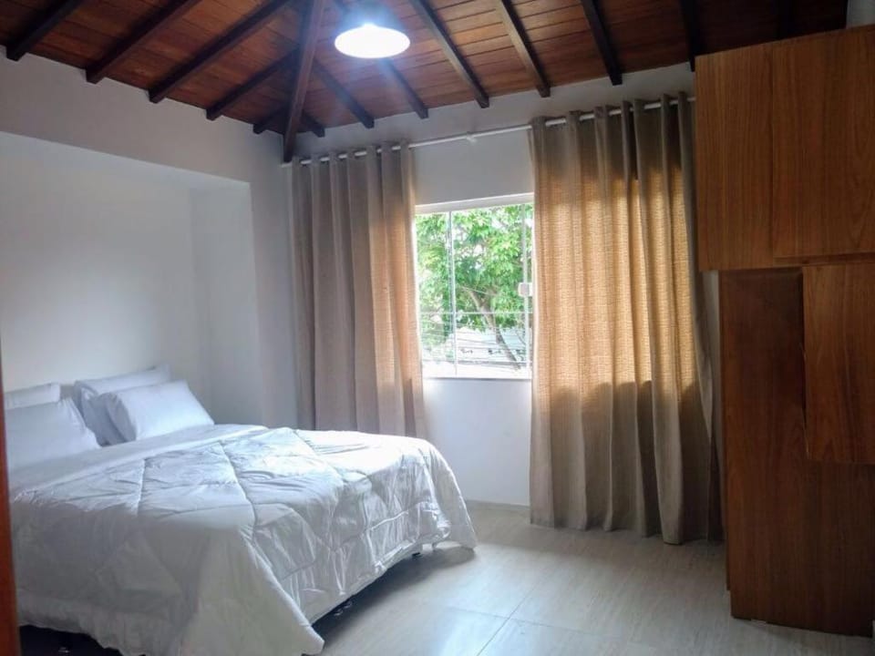 Bed, Photo of the whole room, Bedroom, City view