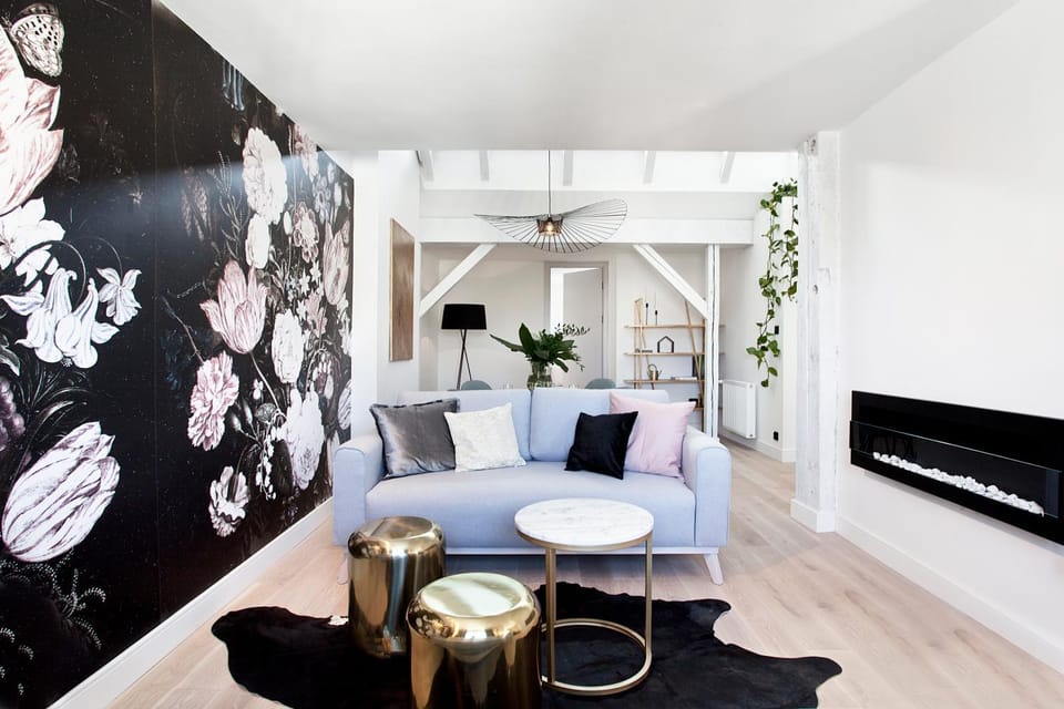 Living room, Seating area, Dining area