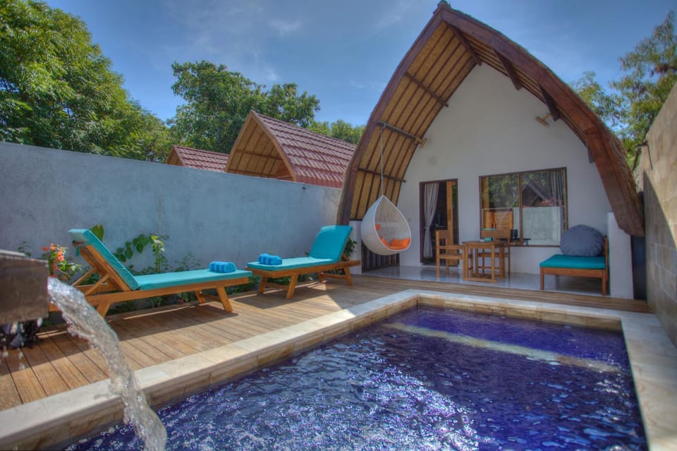 Pool view, Inner courtyard view