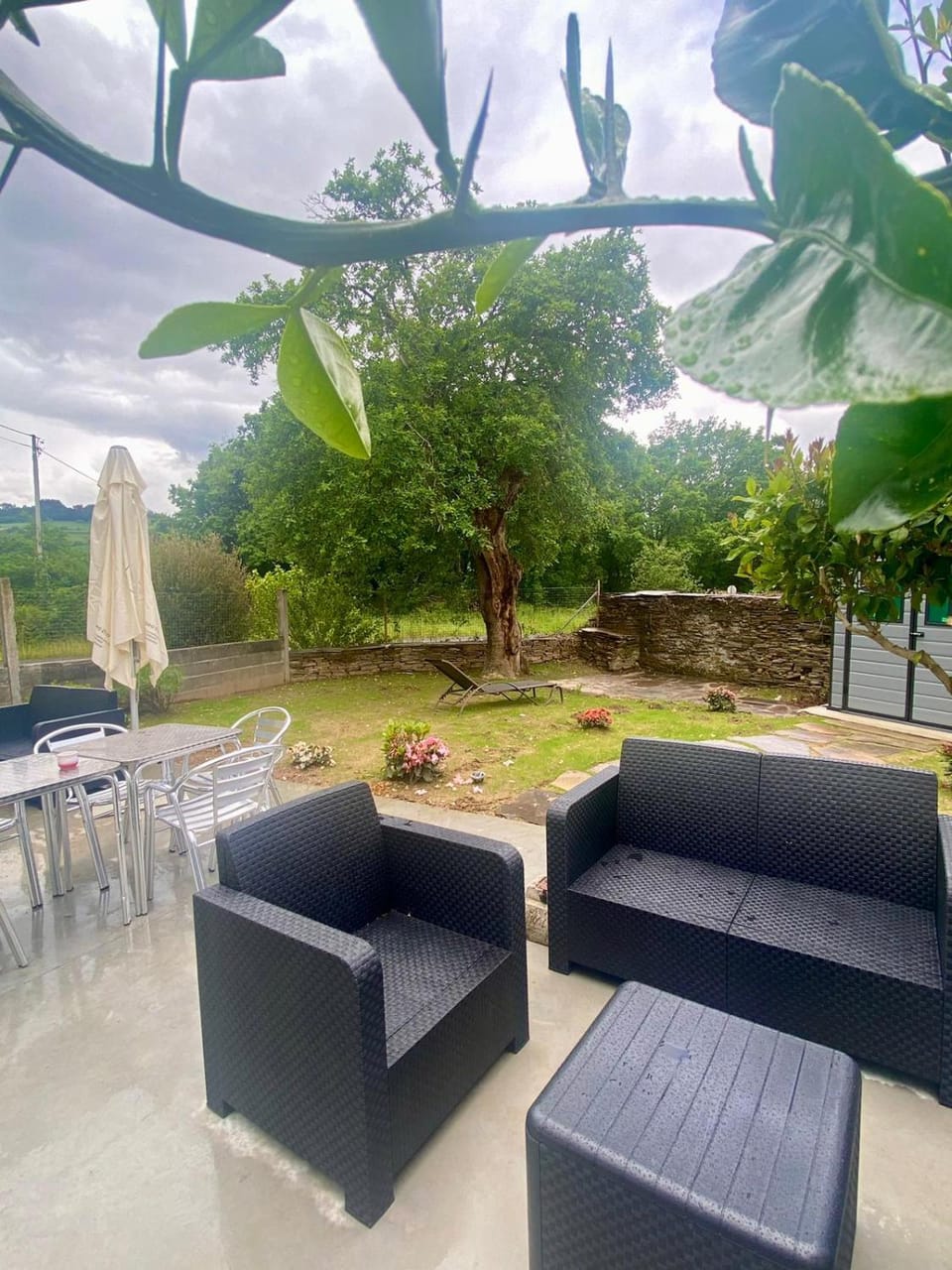 Patio, Seating area, Garden view