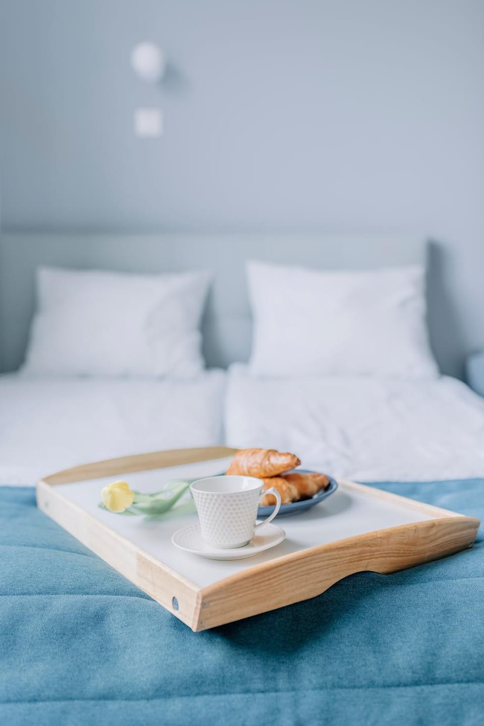 Bed, Food close-up, Decorative detail, Bedroom