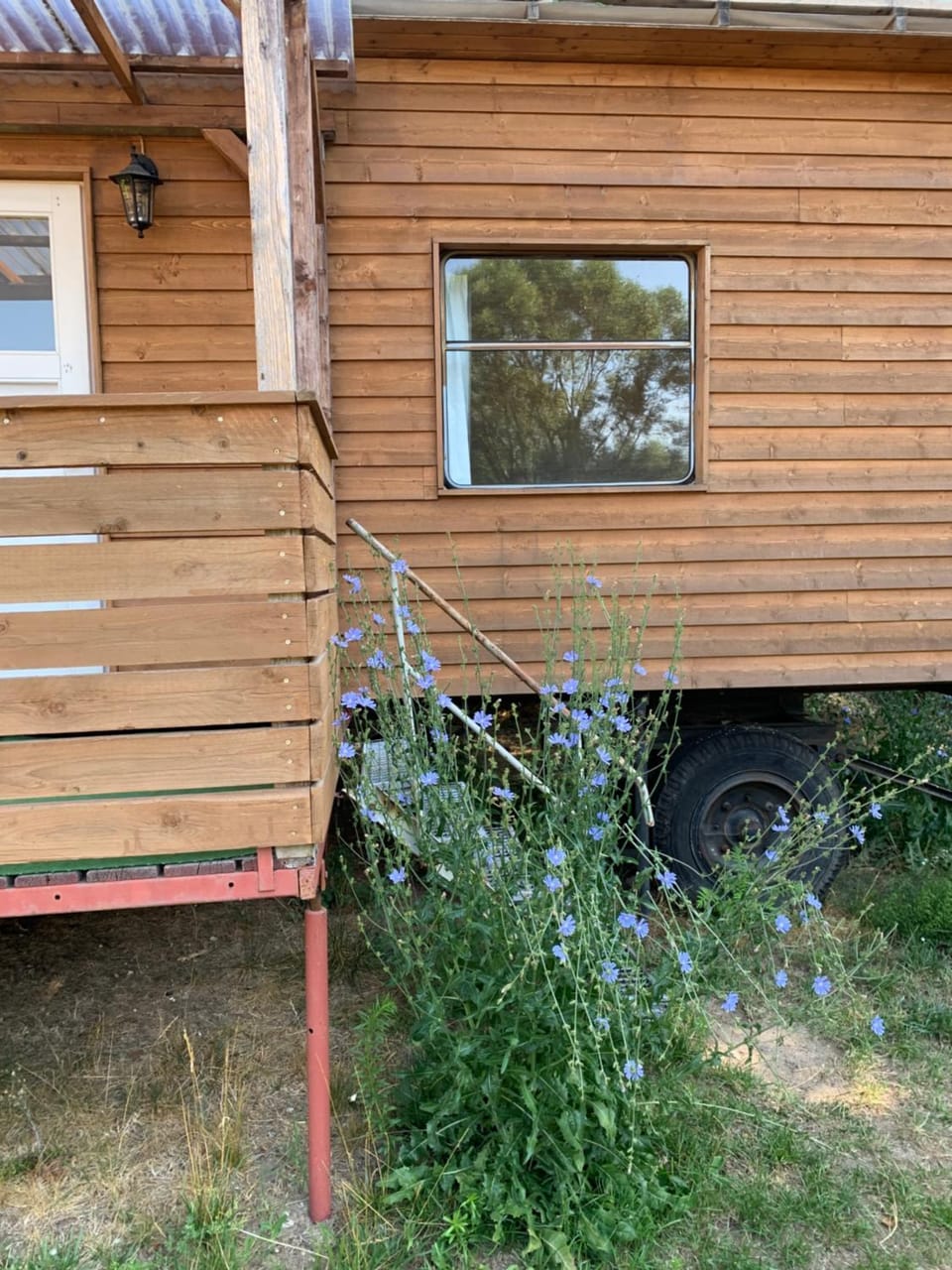 Bauwagen mit Gemeinschaftsbad Bed and Breakfast in Rheinsberg