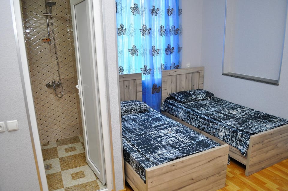 Bed, Bathroom, Bedroom