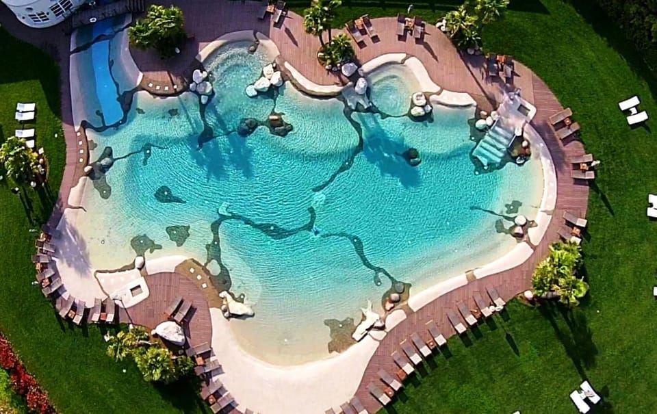 Bird's eye view, Garden, Pool view, Swimming pool