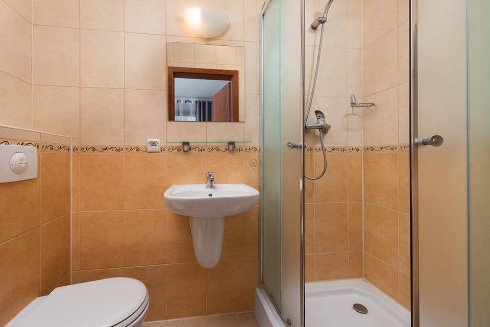 Shower, Toilet, Bathroom, Photo of the whole room