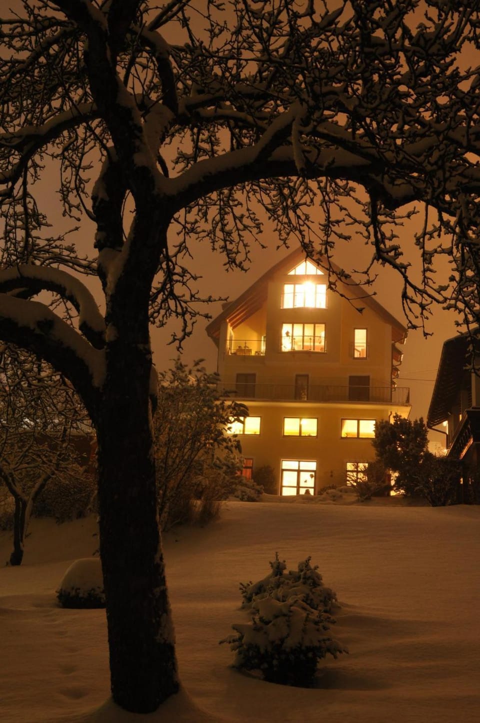 Facade/entrance, Night