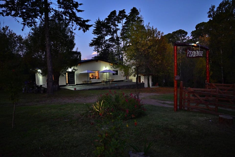 Property building, Night, Garden, Garden view