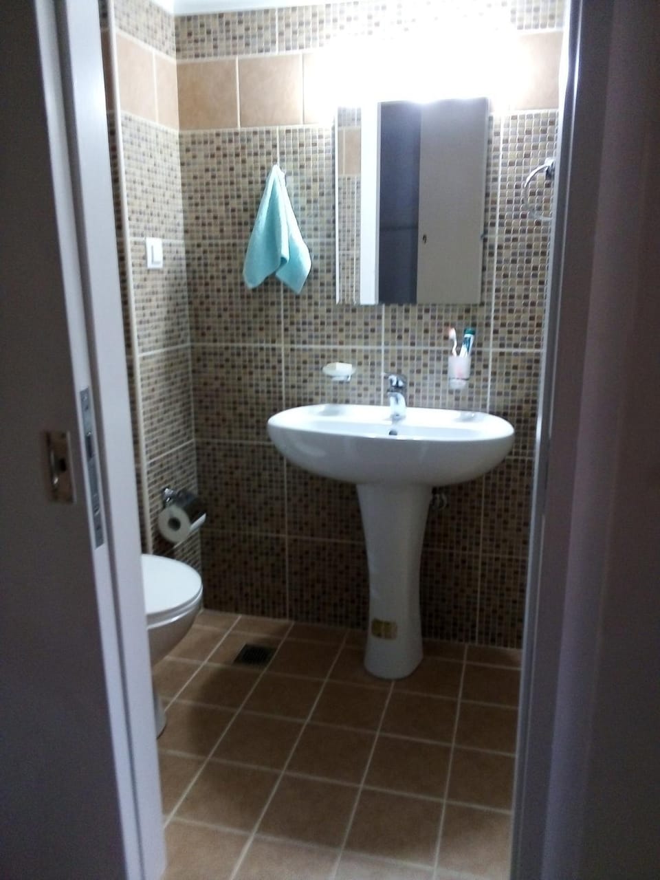 Shower, Toilet, Bathroom, towels