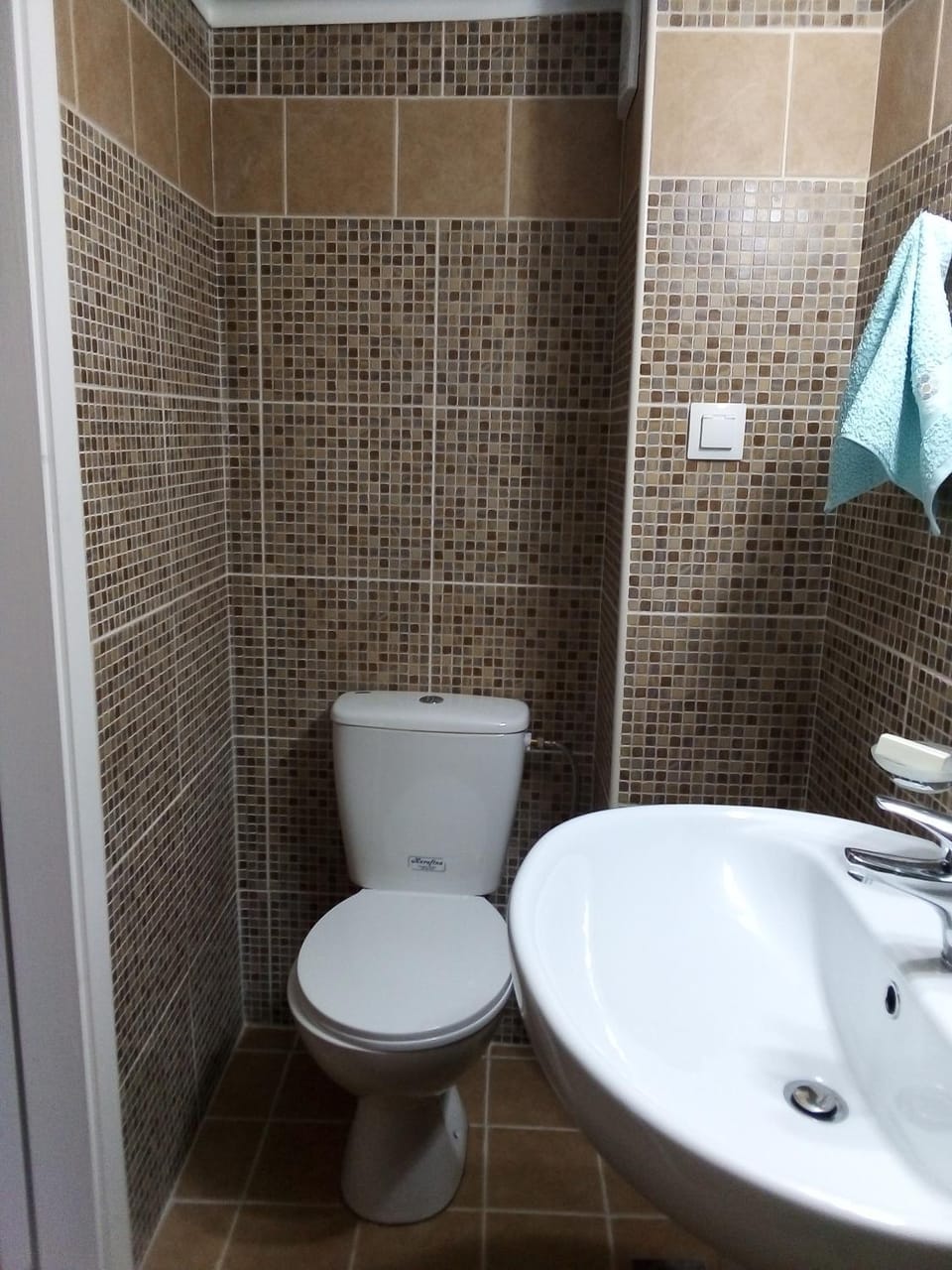 Shower, Toilet, Bathroom, towels
