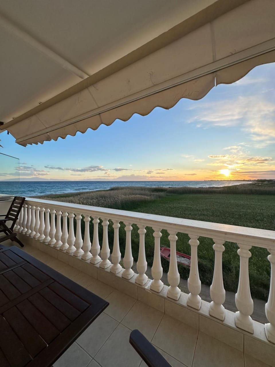 Natural landscape, Summer, View (from property/room), Balcony/Terrace, Sea view, Sea view, Sunset