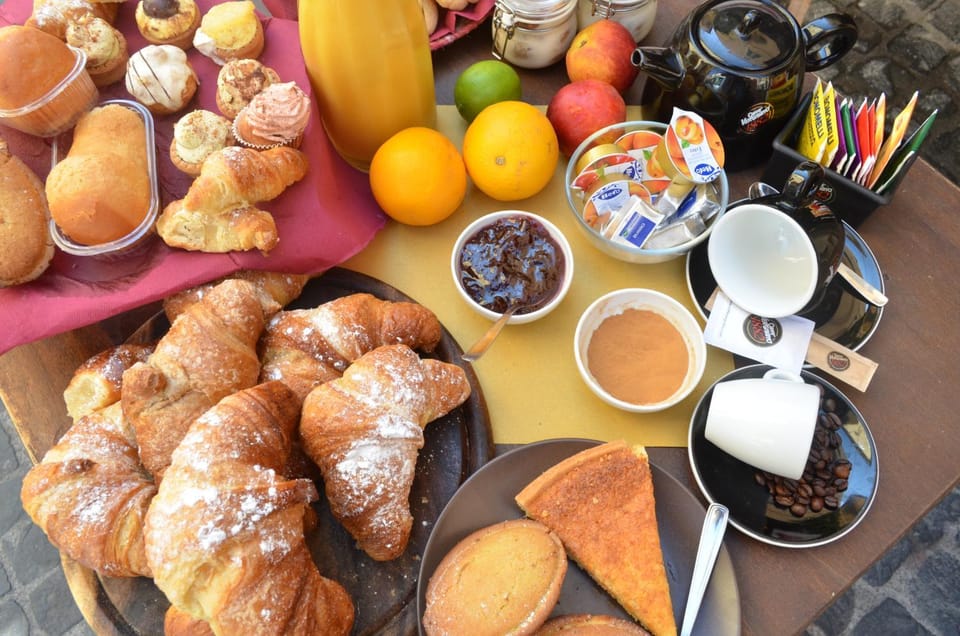 Restaurant/places to eat, Italian breakfast, American breakfast
