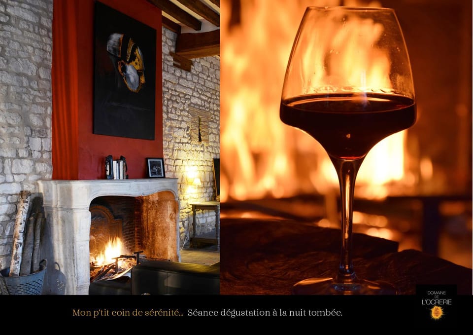 Living room, Drinks, fireplace