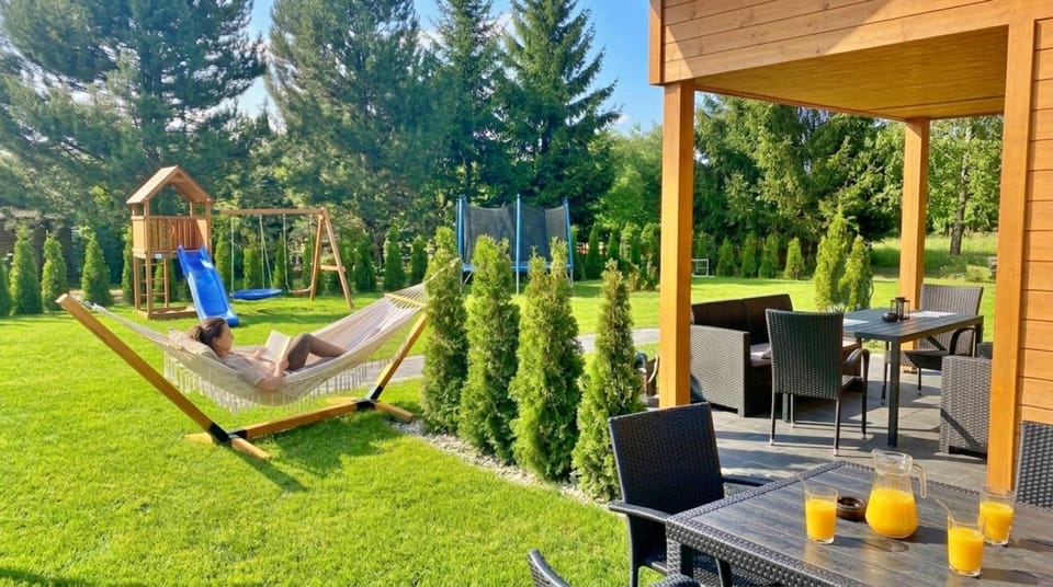 Spring, Natural landscape, Children play ground, Garden view, sunbed