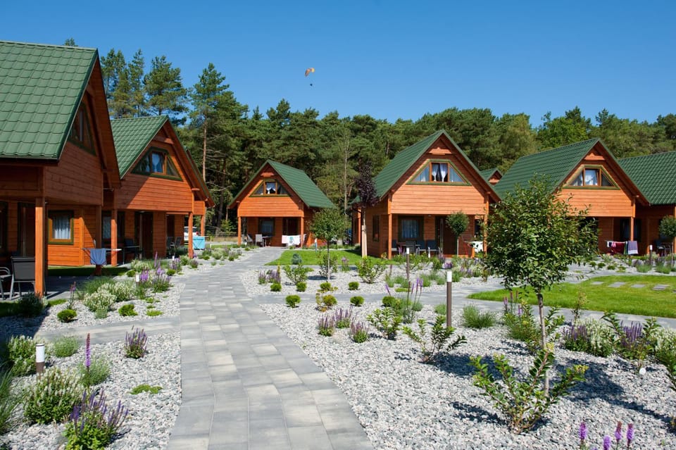 Domki drewniane Zem-Tourist House in West Pomeranian Voivodeship, Poland