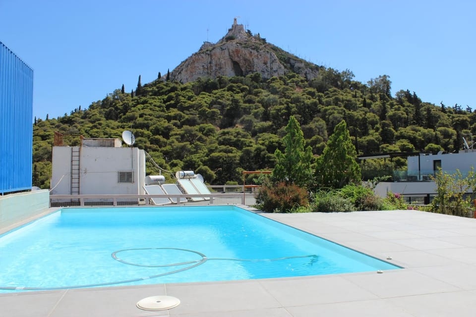 Balcony/Terrace, Landmark view, Pool view, Swimming pool, Swimming pool