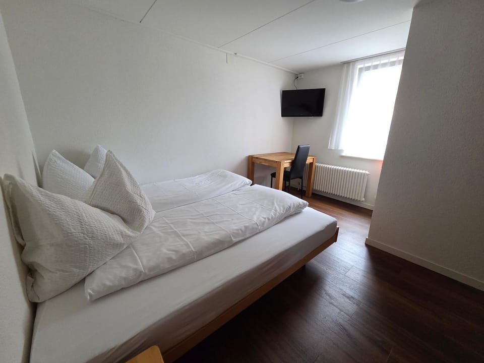 Shower, Bed, Bathroom, TV and multimedia, Photo of the whole room, Bedroom, internet, towels, wardrobe