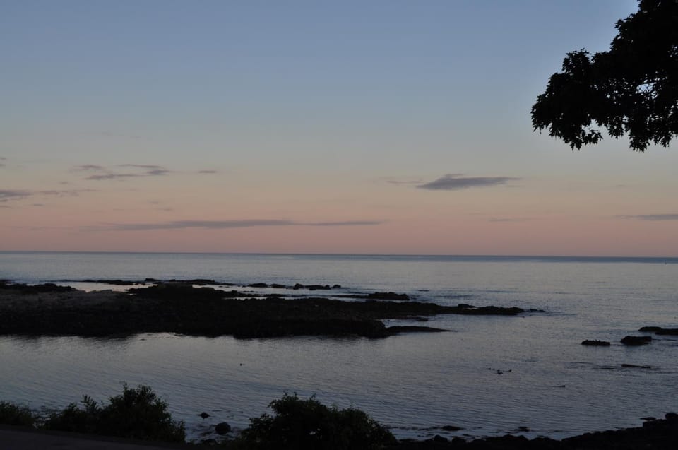 Natural landscape, Summer, On site, Sea view, Sunset