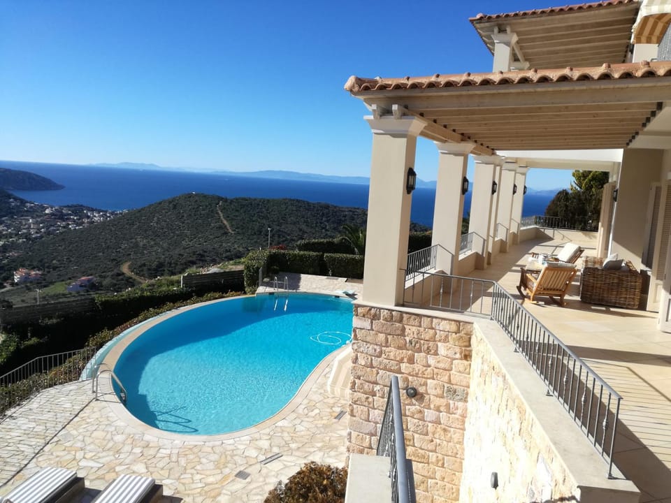 Bird's eye view, BBQ facilities, Garden, Balcony/Terrace, Banquet/Function facilities, Mountain view, Sea view