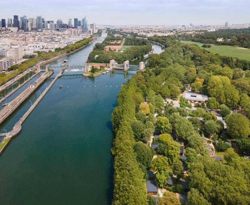 Natural landscape, Bird's eye view