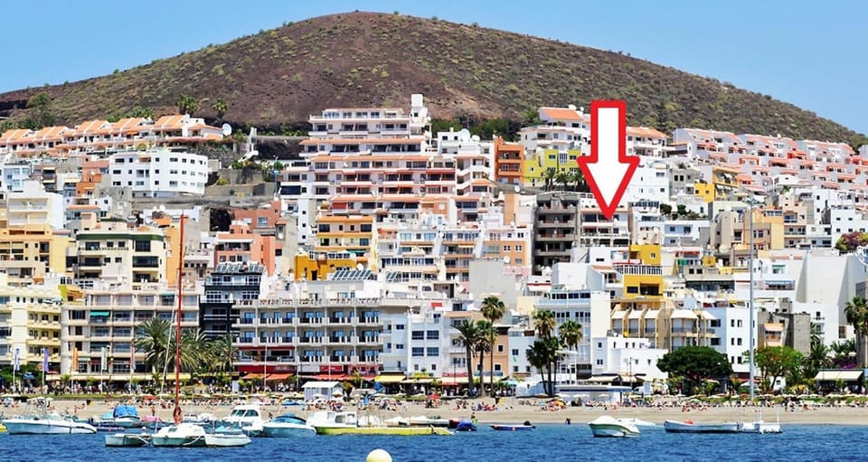 Ocean View Cactus I , over Los Cristianos, Playa las Vistas Apartment in Los Cristianos
