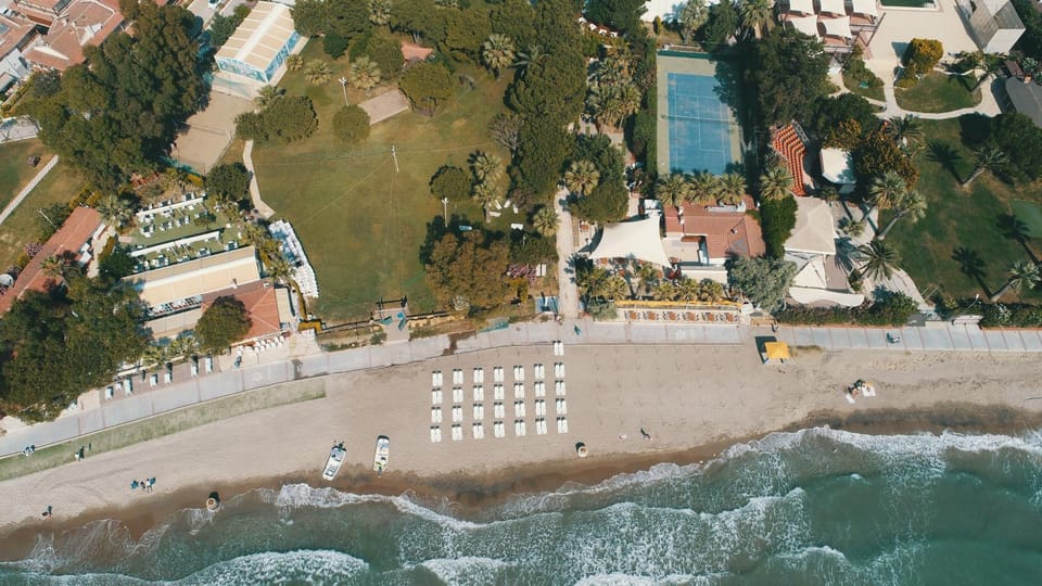 Day, Natural landscape, Bird's eye view, Beach, Sea view