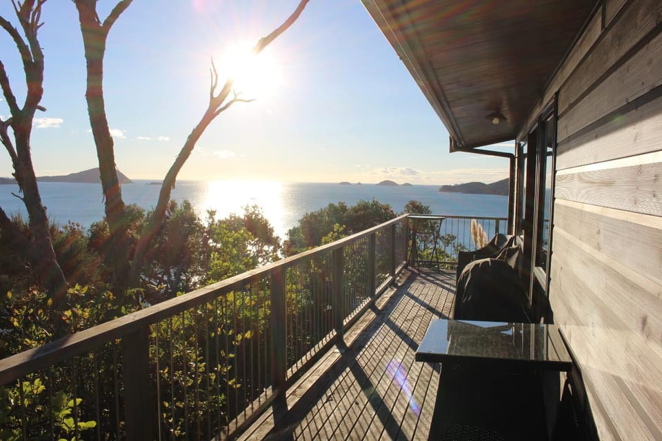 BBQ facilities, Balcony/Terrace, Sea view, Sunset