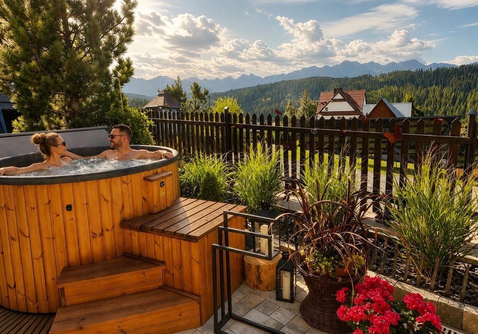 Garden, Hot Tub, View (from property/room), Mountain view