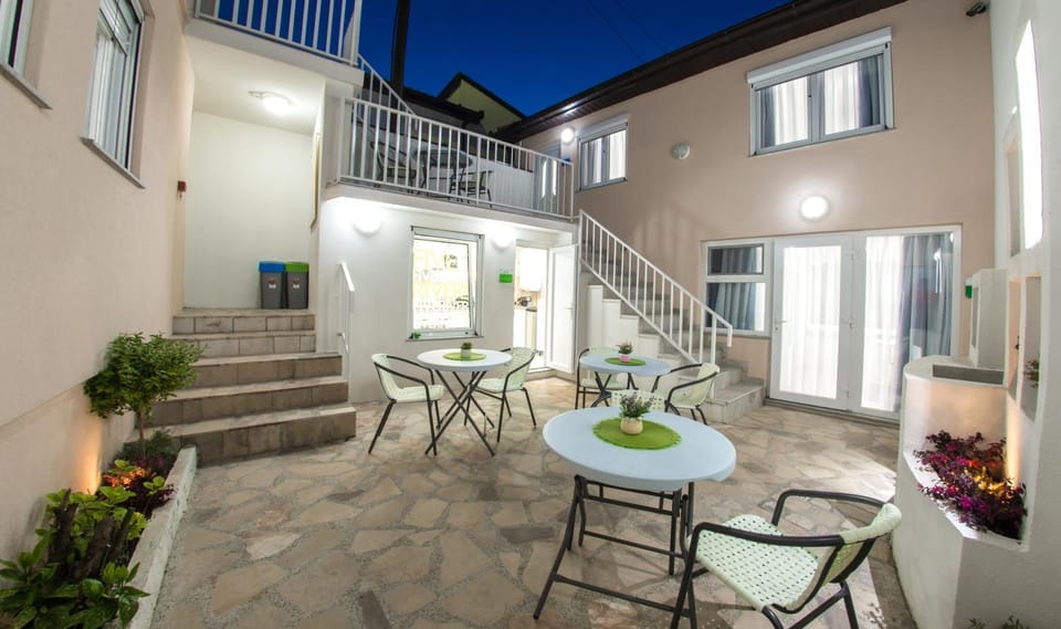 Spring, Night, Balcony/Terrace