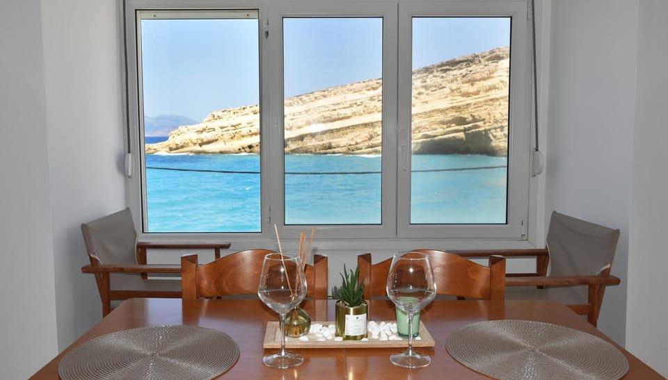 Natural landscape, Dining area, Mountain view, Sea view