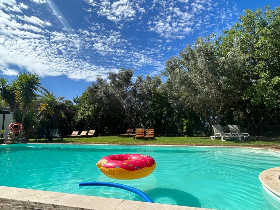 Day, Natural landscape, Garden, Evening entertainment, Garden view, Pool view, Swimming pool, sunbed