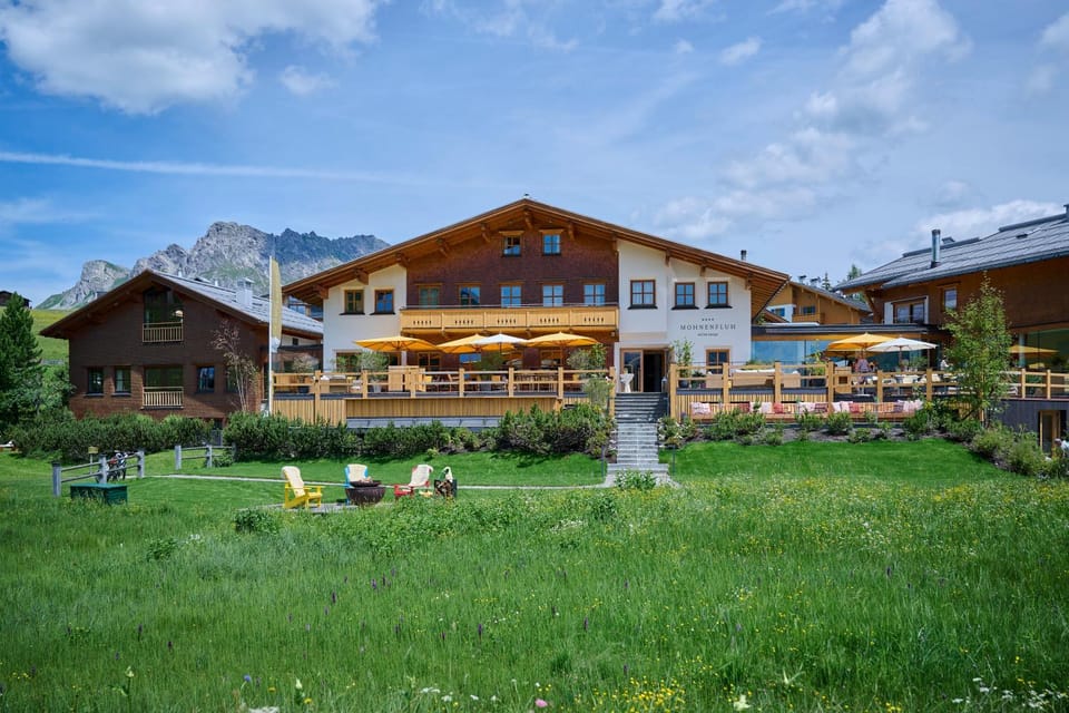 Property building, Garden view