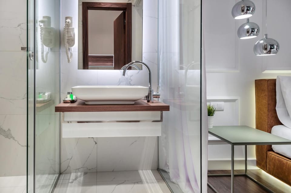 Bed, Bathroom, Bedroom