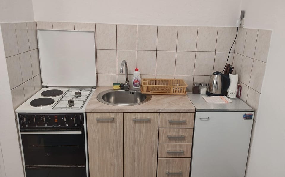 Coffee/tea facilities, Kitchen or kitchenette, oven