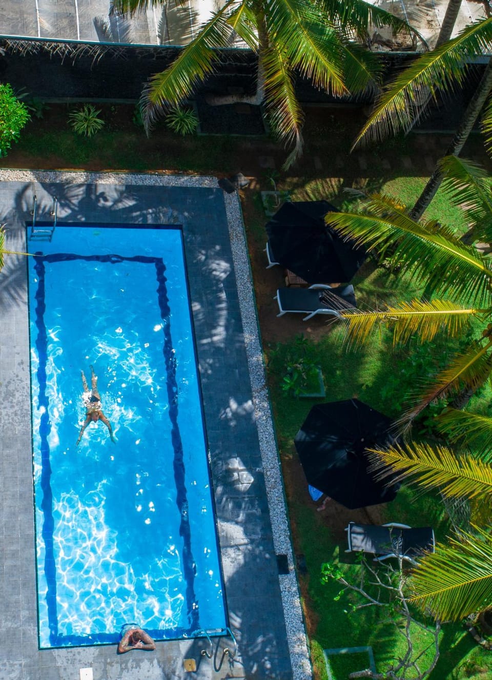 Bird's eye view, Pool view