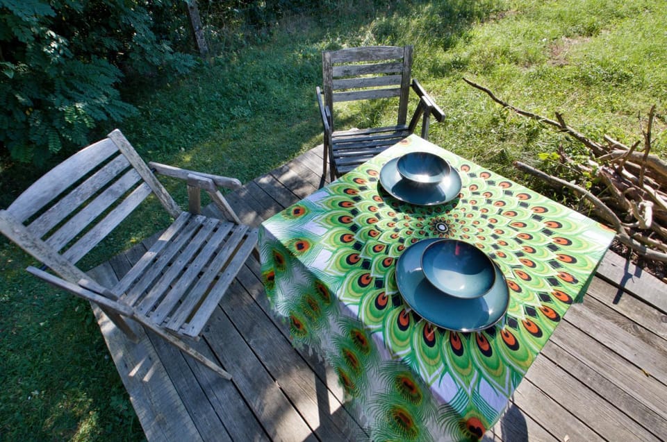 Day, Summer, Garden, Seating area